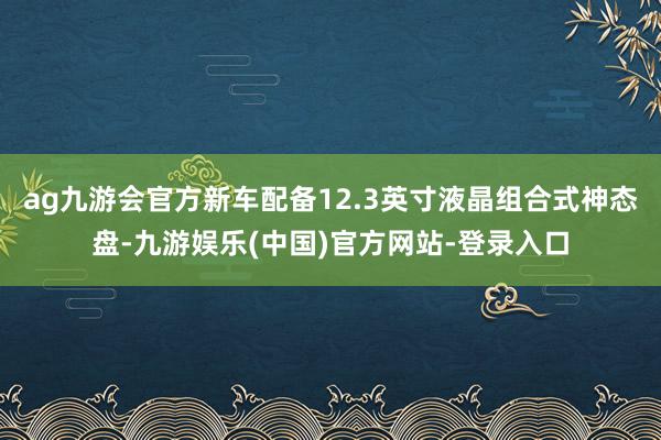 ag九游会官方新车配备12.3英寸液晶组合式神态盘-九游娱乐(中国)官方网站-登录入口